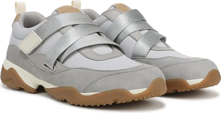 Vionic Womens Walk Slim Gia Walking Shoes - Vapor grey suede/leather - Image 6