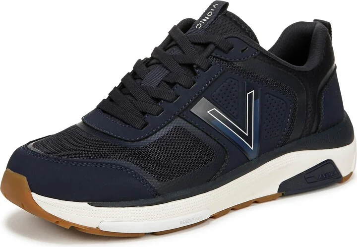 Navy Blue Mesh Synthetic