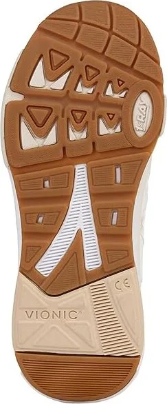 VIONIC Wstrider 001 Women's Shoes White/Cream : 10 M, Leather - Image 3