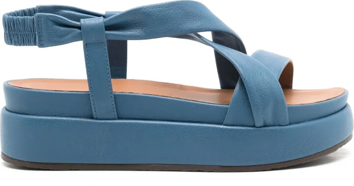 Vionnet leather platform sandals