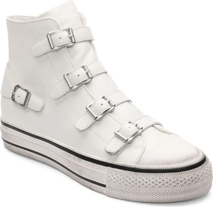 Virgin Leather High Top Platform Sneaker