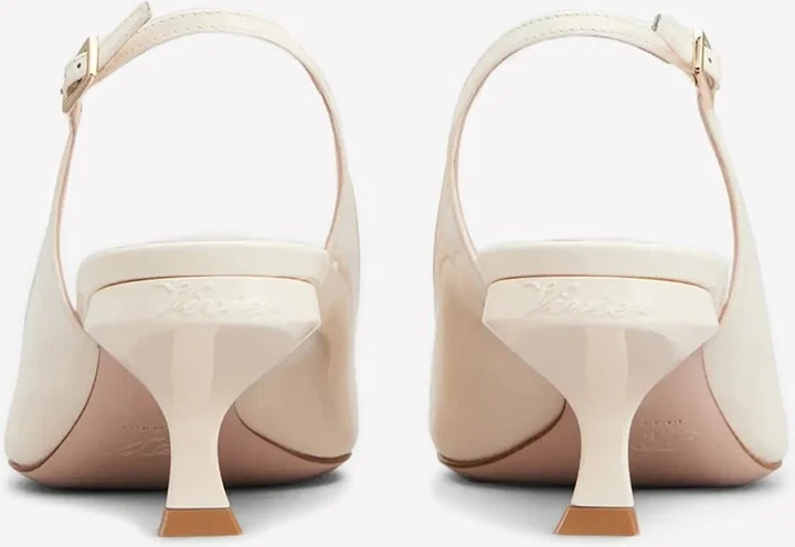 Virgule 55 Buckle Slingback Pumps in Patent Leather - Image 2