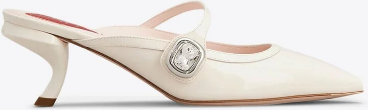 Virgule 55 Mary Jane Leather Mules
