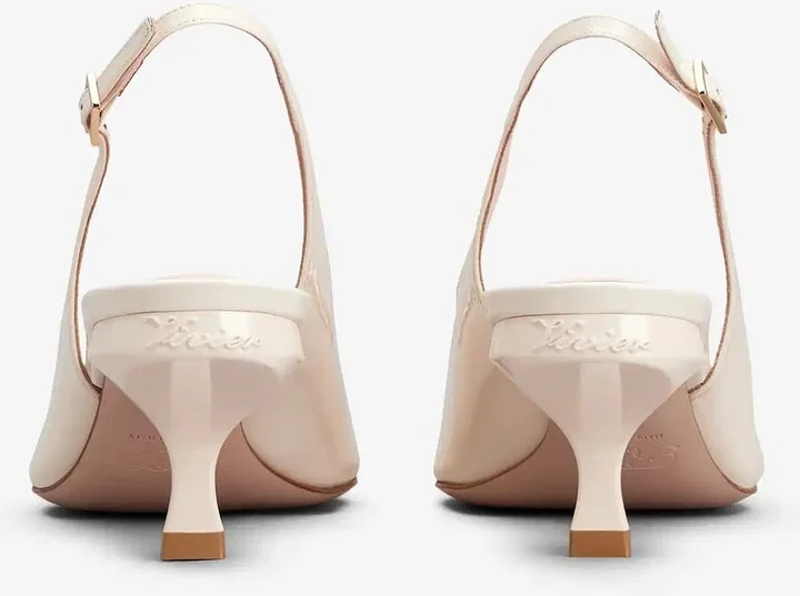 Virgule 55 Slingback Pumps in Patent Leather - Image 2