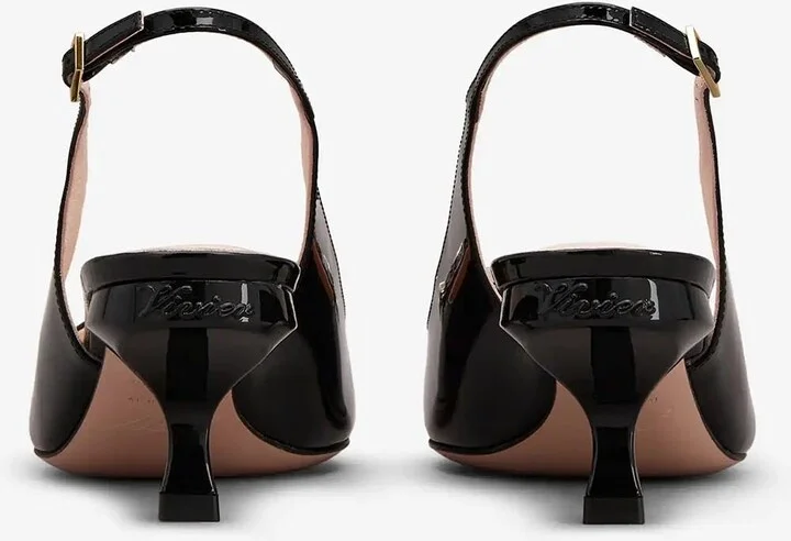 Virgule 55 Slingback Pumps in Patent Leather - Image 2