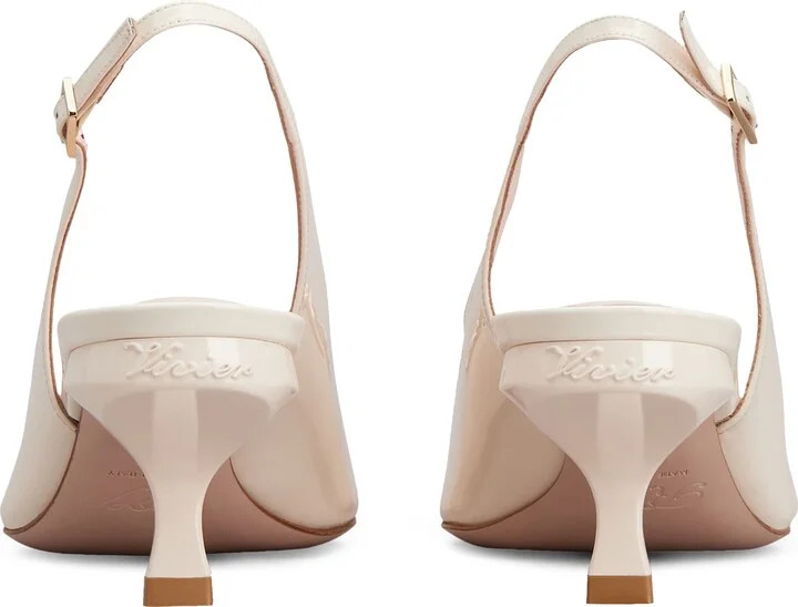 Virgule Pointed Toe Slingback Pump - Image 6