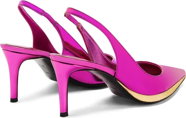 Virgyn 70mm leather pumps - Image 3