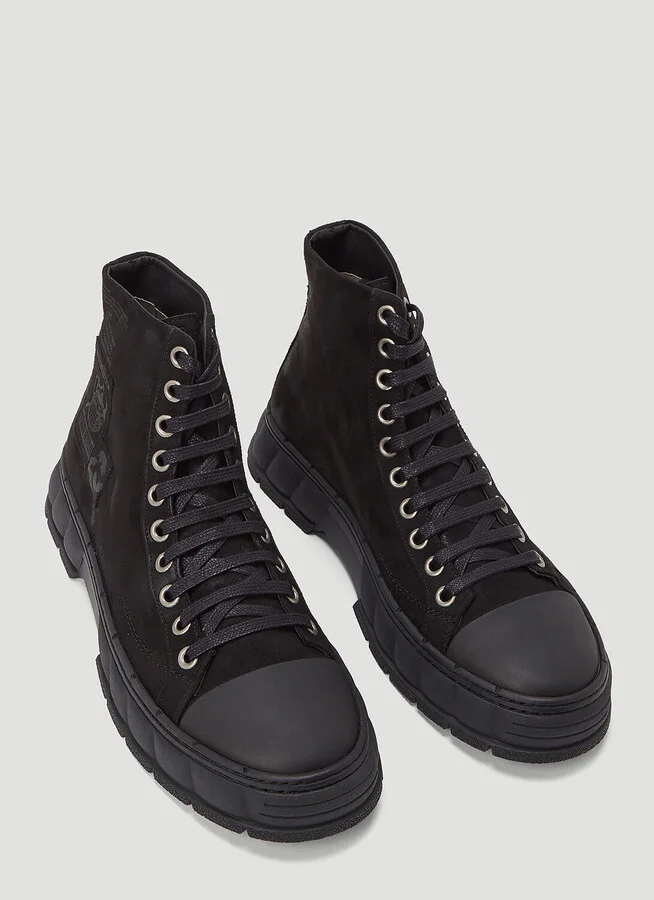 Virón 1982 Faux-suede Sneakers - Boots Black Eu - 39 - Image 2