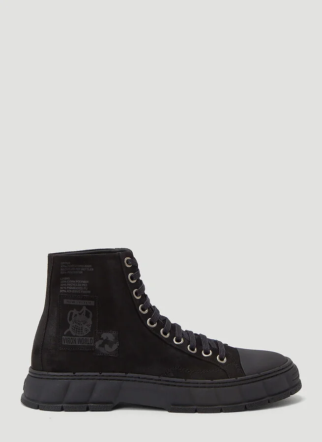 Virón 1982 Faux-suede Sneakers - Boots Black Eu - 39