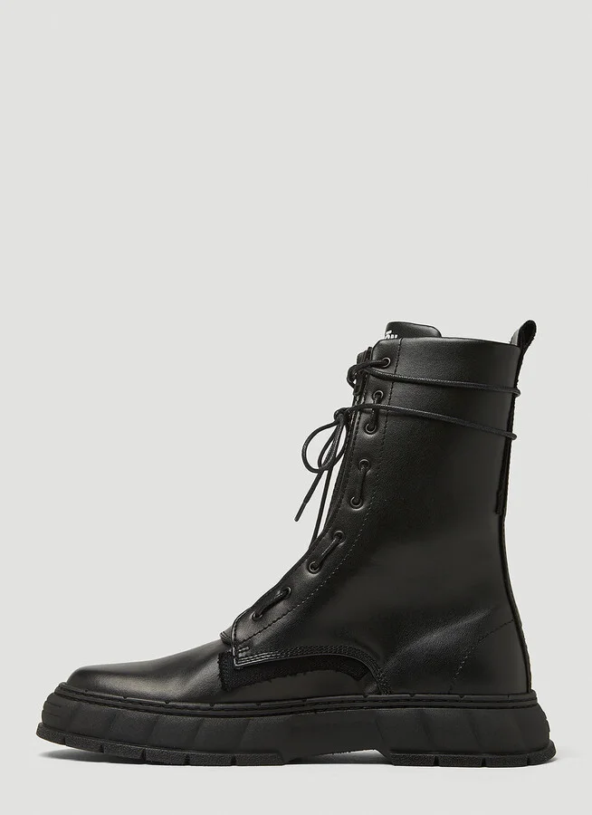Virón 1992 Apple Leather Boots - Boots Black Eu - 36 - Image 3