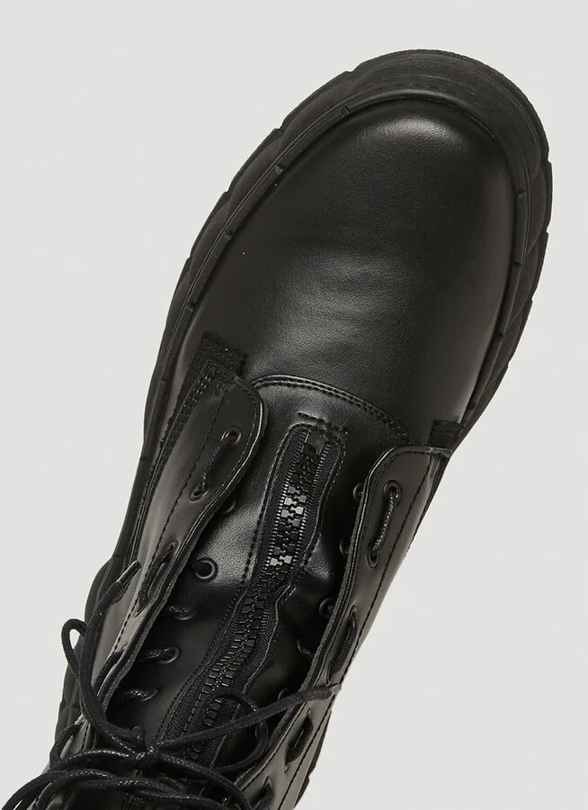 Virón 1992 Apple Leather Boots - Boots Black Eu - 36 - Image 5