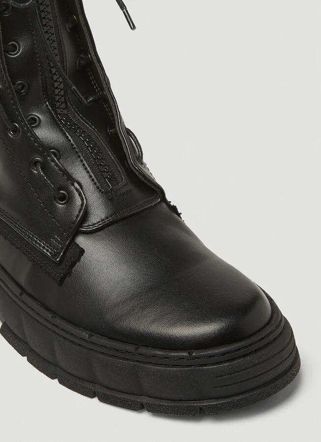 Virón 1992 Apple Leather Boots - Boots Black Eu - 36 - Image 7