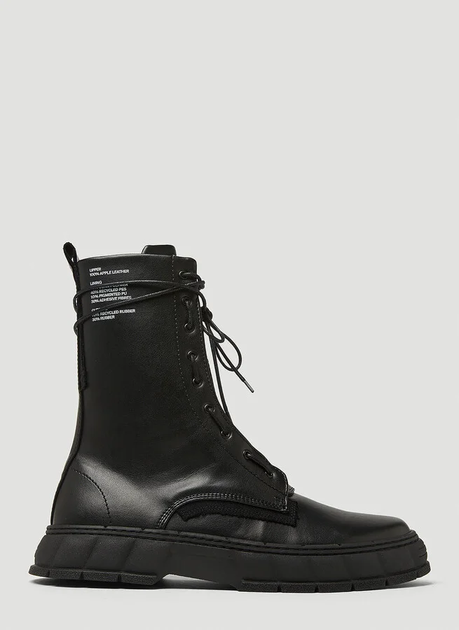 Virón 1992 Apple Leather Boots - Boots Black Eu - 36