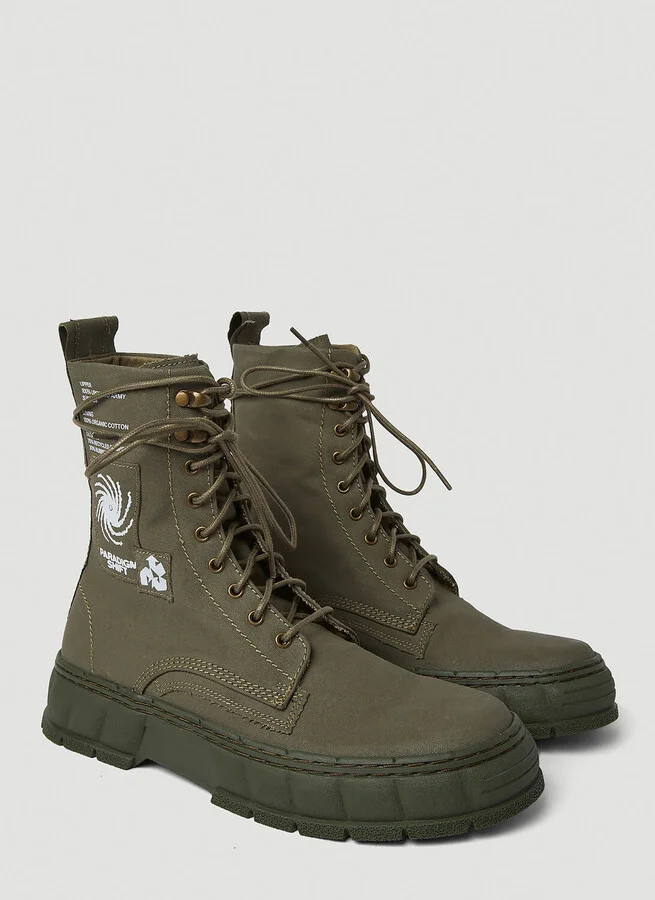 Virón 1992 Canvas Boots - Boots Green Eu - 36 - Image 2