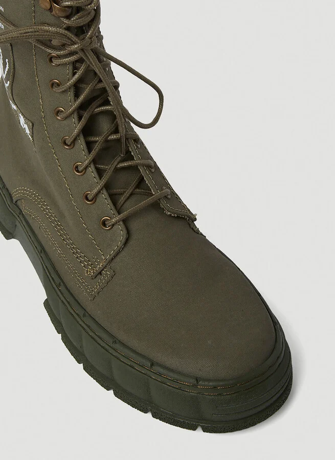 Virón 1992 Canvas Boots - Boots Green Eu - 36 - Image 5