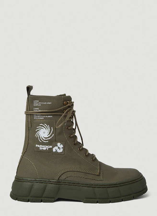 Virón 1992 Canvas Boots - Boots Green Eu - 36