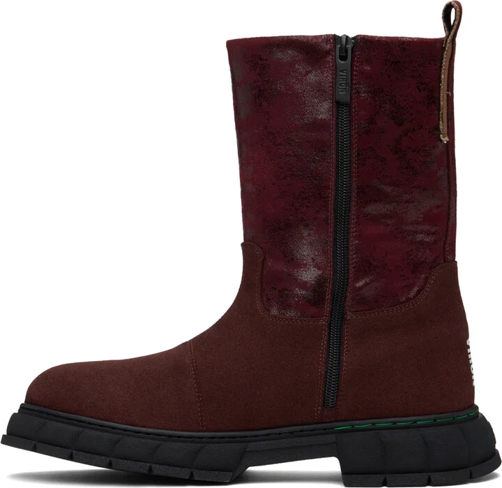 Virón Burgundy Courage Boots - Image 3