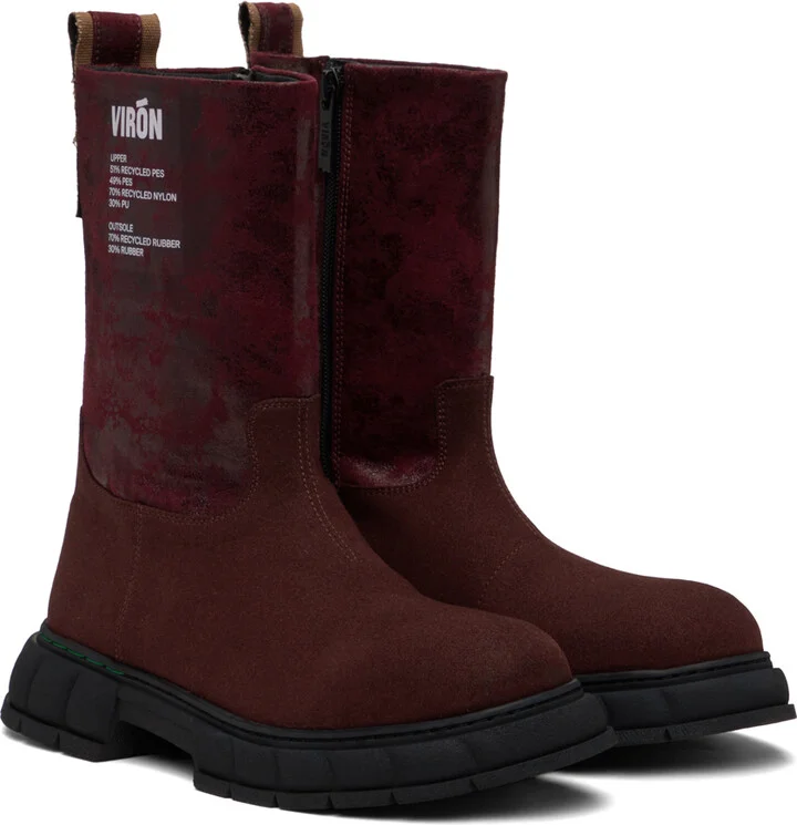 Virón Burgundy Courage Boots - Image 4