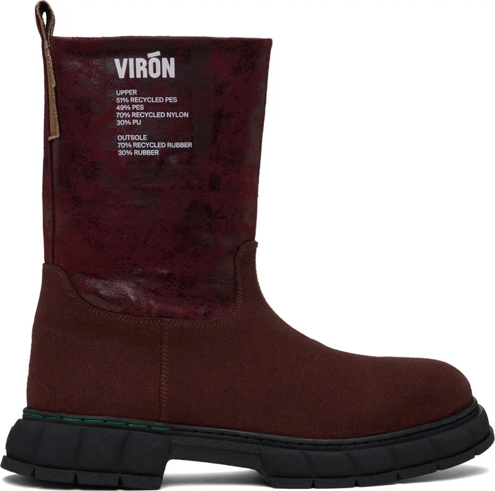 Virón Burgundy Courage Boots