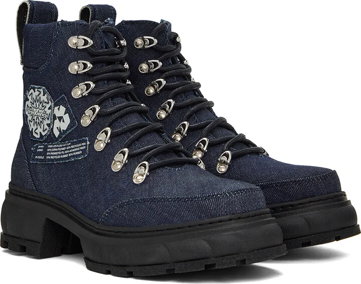 Virón SSENSE Exclusive Blue Disruptor Boots - Image 4