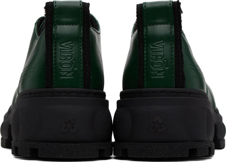 Virón SSENSE Exclusive Green Alter Derbys - Image 2