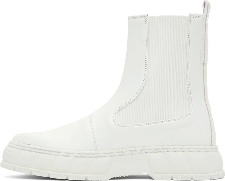 Virón White 1997 Chelsea Boots - Image 3