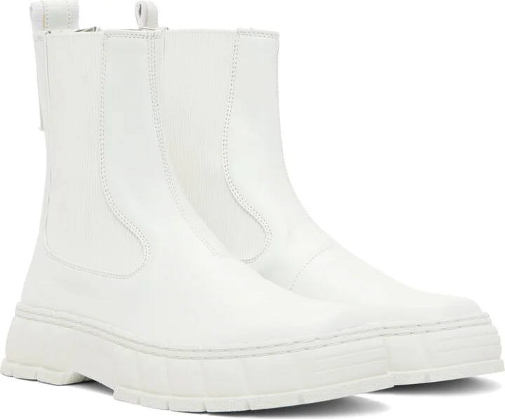 Virón White 1997 Chelsea Boots - Image 4
