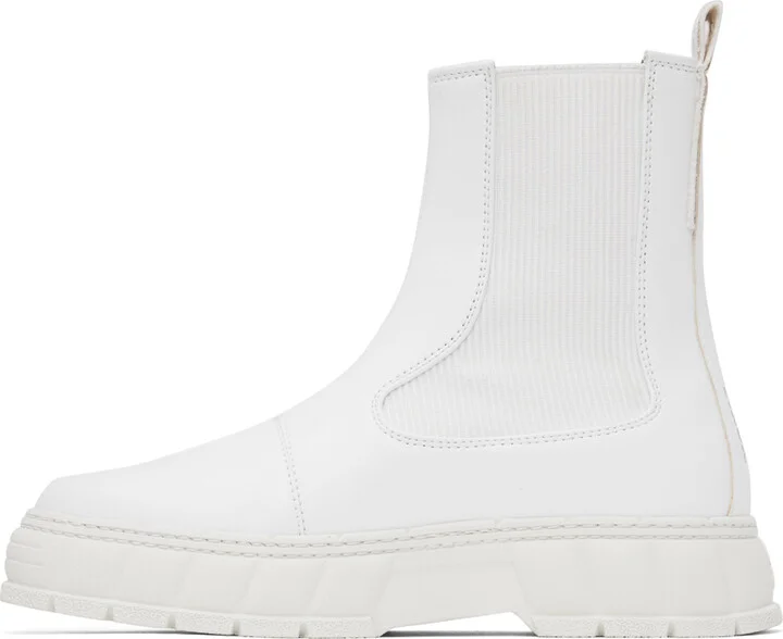 Virón White 1997 Chelsea Boots - Image 3