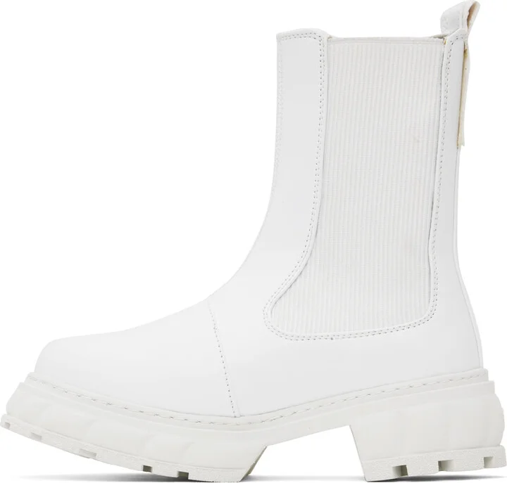 Virón White Paradigm Chelsea Boots - Image 3