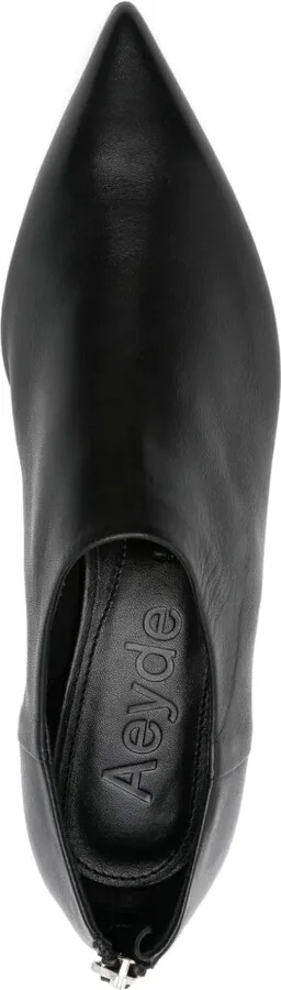 Virun pointed-toe kitten-heel boots - Image 4