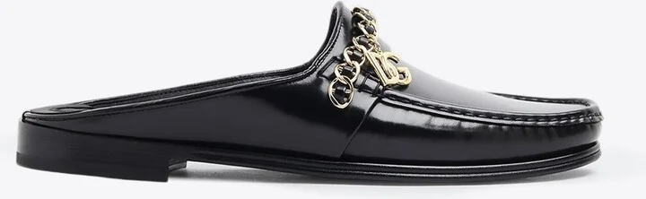 Visconti Leather Flat Mules