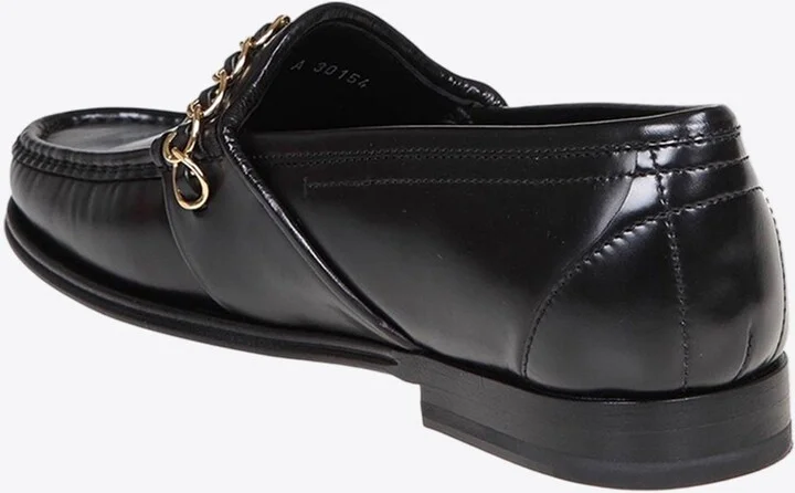 Visconti Logo Leather Loafers - Image 2