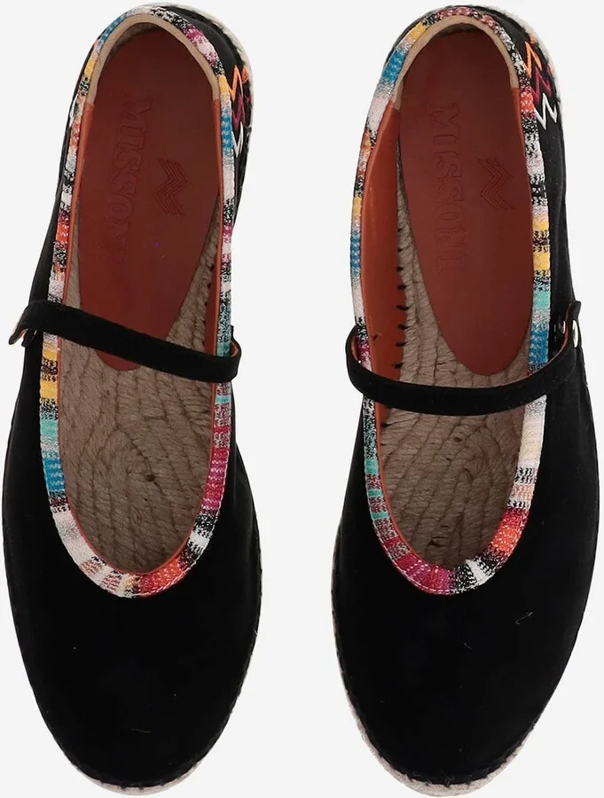 Viscose-blend Espadrilles With Zigzag Pattern - Image 2
