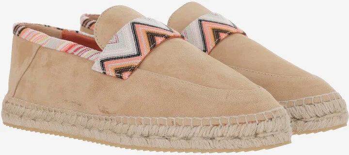 Viscose Blend Espadrilles With Zigzag Pattern - Image 3