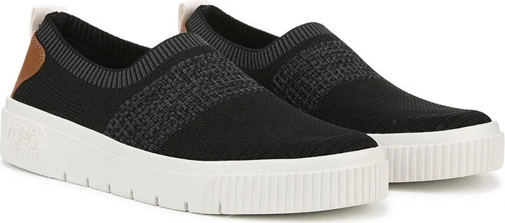 Vista I8369M1002 Sneakers Women's US 8 Black Slip-On Comfort Shoes DWA293