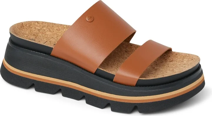 Vista Luxe Siaa Platform Wedge Slide Sandal