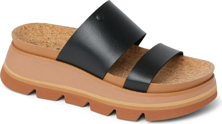 Vista Luxe Siaa Platform Wedge Slide Sandal