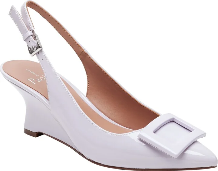 Vista Slingback Pointed Toe Wedge Pump