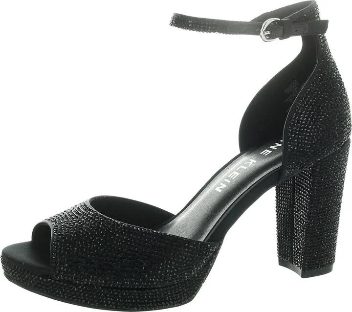 Vista Womens Block Heel Ankle Strap Block Heels