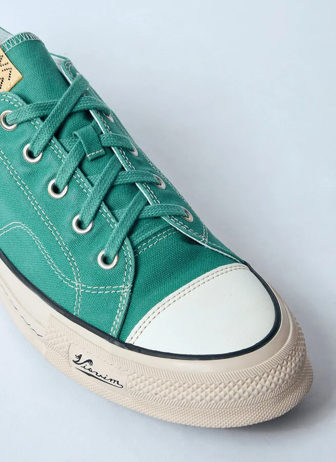 Visvim Skagway Low Top Sneakers - Man Sneakers Green M9 - Image 3