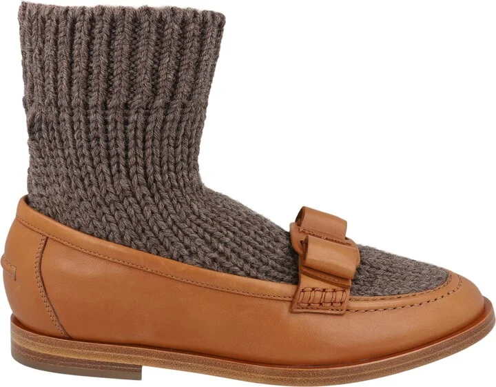 Vit Art Wool Sock Bow Loafer - Image 4
