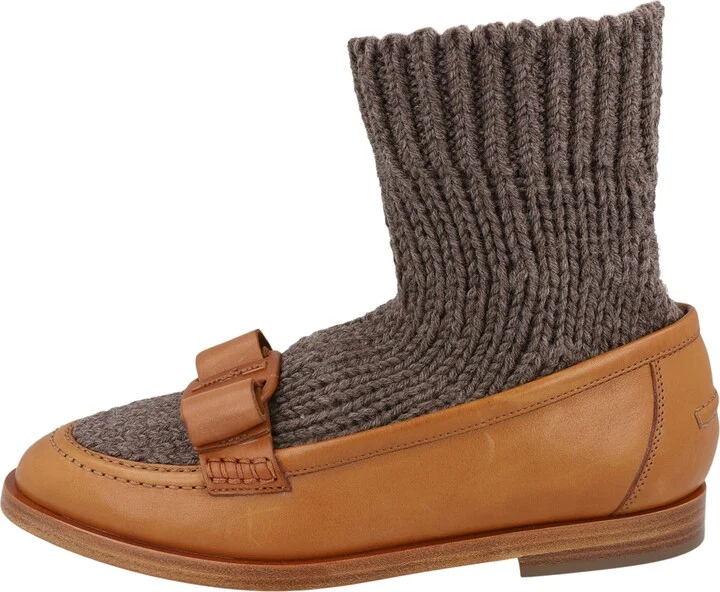 Vit Art Wool Sock Bow Loafer - Image 6