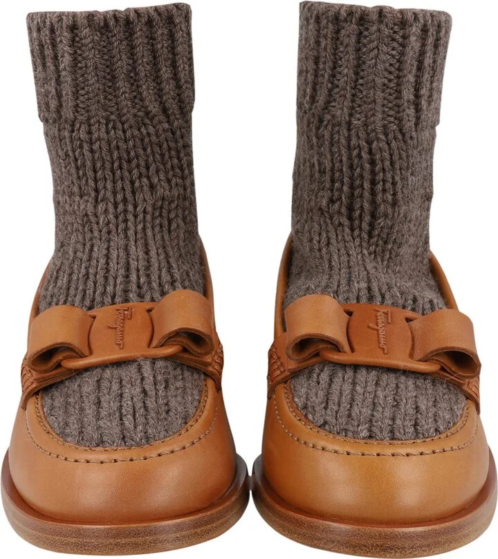 Vit Art Wool Sock Bow Loafer - Image 7