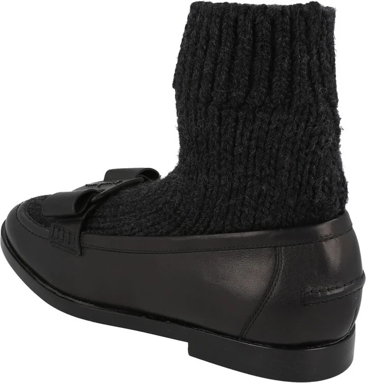 Vit Art Wool Sock Bow Loafer - Image 8