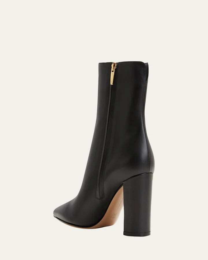 Vitello Glove Calfskin Ankle Boots - Image 5