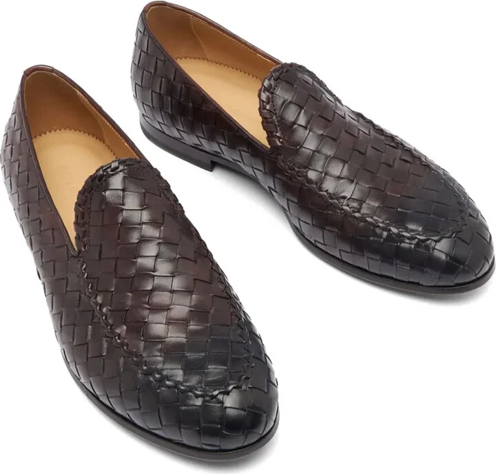 Vittorio interwoven leather loafers - Image 4
