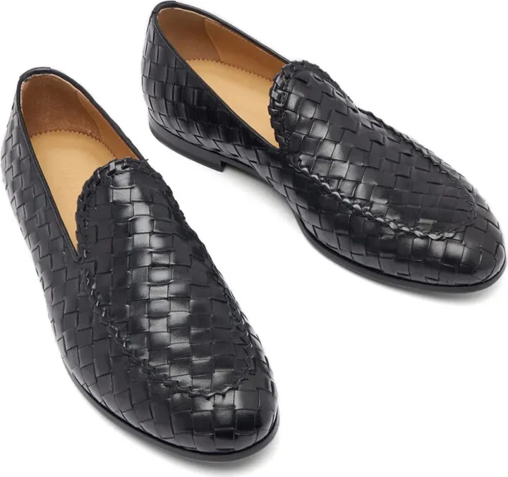 Vittorio interwoven leather loafers - Image 4
