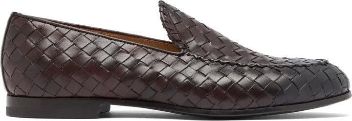 Vittorio interwoven leather loafers