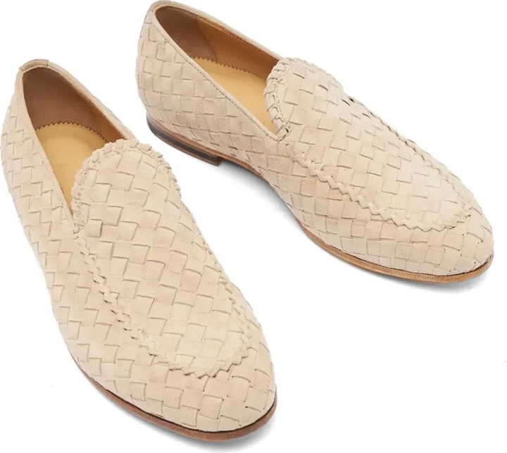 Vittorio interwoven suede loafers - Image 4