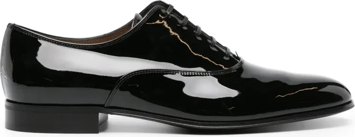Vittorio patent-leather Oxford shoes